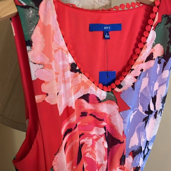 Apt 9 NWT Hi Lo Maxi Vibrant Pink Floral
Sleeveless Dress Size Small NWT - Picture 8 of 15